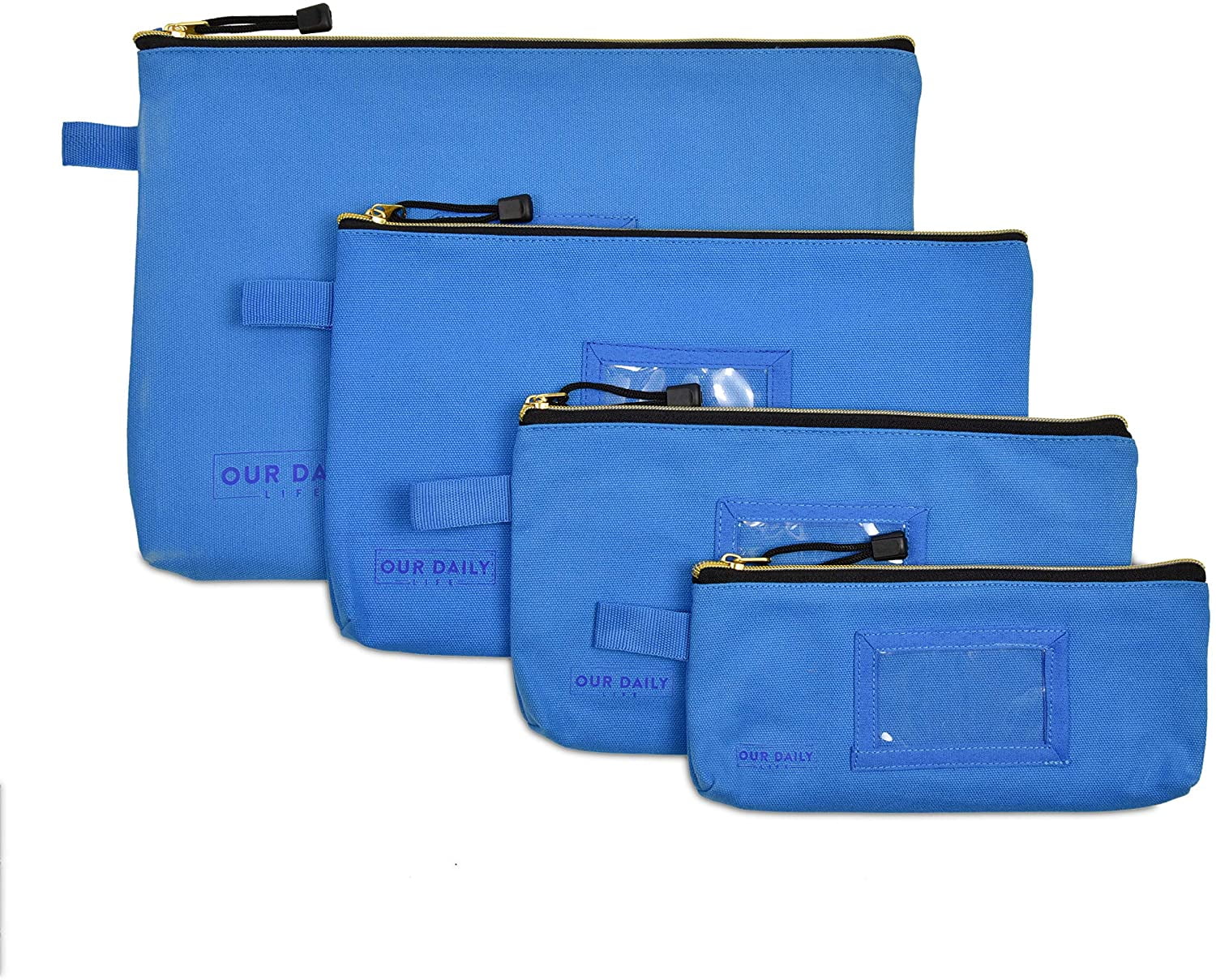 university blue purse