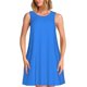 thumbnail image 1 of Fotbe Dodgerblue Vestido de Verano sin Mangas para Mujer – Vestido Midi Línea A, Estilo Camiseta Floral, Vestido Playero Casual y Fluido, 1 of 7