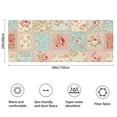 thumbnail image 3 of Pioneer Flower Floral Print Pattern Bathroom Rugs Mat, Non Slip Microfiber Bathroom Rug with Rubber Backing, Soft Mats for Bathroom Floor Tub Shower, 24"x60", 3 of 5