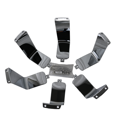 Asanti Black AB811 20X12 -44 ET INSERTS- CHROME (6PK) - AB811INS21244N-CH