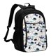 thumbnail image 1 of Fotbe Cartoon Helicopters Mochila con Estampado y Puerto USB para Hombre y Mujer, Mochila Antirrobo, Mochila de Viaje, Mochila Escolar, Mochila Universitaria, 1 of 7