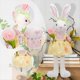 thumbnail image 5 of Decoraciones de Conejo de Pascua Gnomos de Pascua, Decoración de Pascua Muñeca Tomte Sueca Hecha una Mano, Decoraciones de para Decoración del Hogar,B, 5 of 5