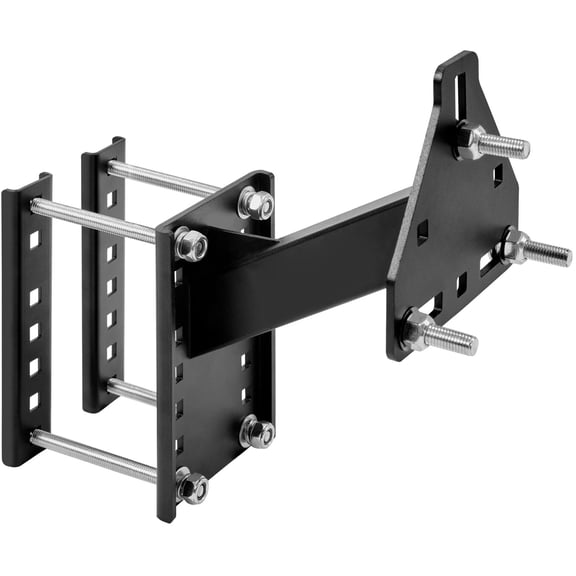 Universal Trailer Spare Tire Mount, Heavy Duty Spare Tire Carrier with 160 lb Capacity for 4 to 8 Lug Wheels and Multiple Bolt Patterns