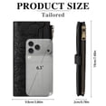 thumbnail image 4 of FALAN MULE Womens Wallet Ultra Slim Thin RFID Blocking Bifold Card Holder Leather Ladies Purse with Zipper Coin Pocket, 4 of 7