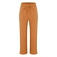 thumbnail image 3 of Pantalones anchos de lino de cintura alta para mujer - Pantalones ligeros e informales para la playa en verano, cintura ajustable, 3 of 5