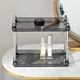 thumbnail image 5 of Estantería De Almacenamiento De Doble Capa Estante organizador apilable de plástico negro de 2 niveles para encimera de baño, ideal para cosméticos (1 pieza) Rkxzt, 5 of 8