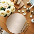 thumbnail image 2 of Beige Ombre Round 13 Inch Placemats Set of 4, Modern Gradient Abstract Art HeatResistant Non Slip Place Mats for Dining Table, Wipeable Braided Kitchen Table Mats for Housewarming, 2 of 9