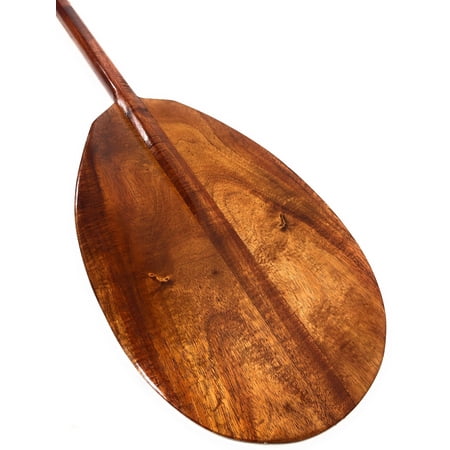 AAA Watermarks Curls Hawaiian Koa Paddle 60" Steersman | #koa3200
