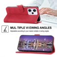 thumbnail image 4 of Funda romántica para Redmi Note 12 Pro 5g con cordón, orificio para altavoz, ranuras para tarjetas, función billetera, función atril y protección contra caídas., 4 of 5