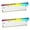 silver, variant on Metal Shell Heatsink Coolers Set with 500Mm Cable, ARGB Light Bar and 5V 3Pin Layout for Desktop Tower Planning
