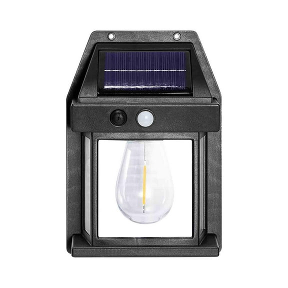Harlier Solar Powered Wall Lanterns Outdoor, Dusk to Dawn Motion Sensor LED Sconce Lights Waterproof, Exterior Front Porch Security Lamps Wall Mount Patio Fence Decorative Light Fixtures