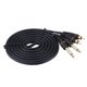 thumbnail image 5 of 10ft Dual RCA Male Jack to Dual 6.35mm 1/4" TS Male Plug Stereo o Cable Cord Wire for Mixer AV Amplifier, 5 of 5