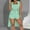 Green, variant on Women Fashion Casual Stretchy Wear 2024 Solid Color 3 Piece Pants Set Ladies Ribbed Casual Sleeveless Coat Vest And Shorts Suits plus Size Pant Suit Suits Women Business Juniors Suits Set Graduation