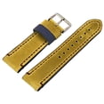 thumbnail image 1 of Rev Genuine Crazy Horse Dual Color Leather Watch Replacement Band - 18mm, Leaf Green/Purple, 1 of 1