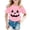 A-Pink154, variant on Kids Halloween Graphic Tees Boys Girls Pumpkin Face Printed Short Sleeve Crew Neck T Shirt 1-13Y