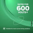 thumbnail image 4 of 50 Feet (15 Meter) - Insulated Stranded Copper THHN / THWN Wire - 10 AWG, Wire is Made in the USA, Residential, Commercial, Industrial, Grounding, Electrical rated for 600 Volts - In Green, 4 of 8