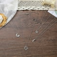 thumbnail image 3 of MANNYA for Sun Moon Star Necklace European and American for Creative Good Friends Neckl, 3 of 5