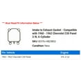thumbnail image 2 of Intake to Exhaust Gasket - Compatible with 1960 - 1962 Chevy C30 Panel 3.9L 6-Cylinder 1961, 2 of 2