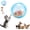 #C, variant on 2026 New Self-Rolling Interactive Cat Ball - Realistic Animal Automatic Moving Boll,Rechargeable Animal Pet Rolling Ball,Electric Hamster Running RollingBall Toy,360° Rolling Spin Moving CatBall.(#B)