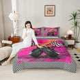 thumbnail image 4 of Castle Fairy Car Flag Full Size Comforter Sets,Vintage Geometric Plaid Bedding Sets, 4 of 8