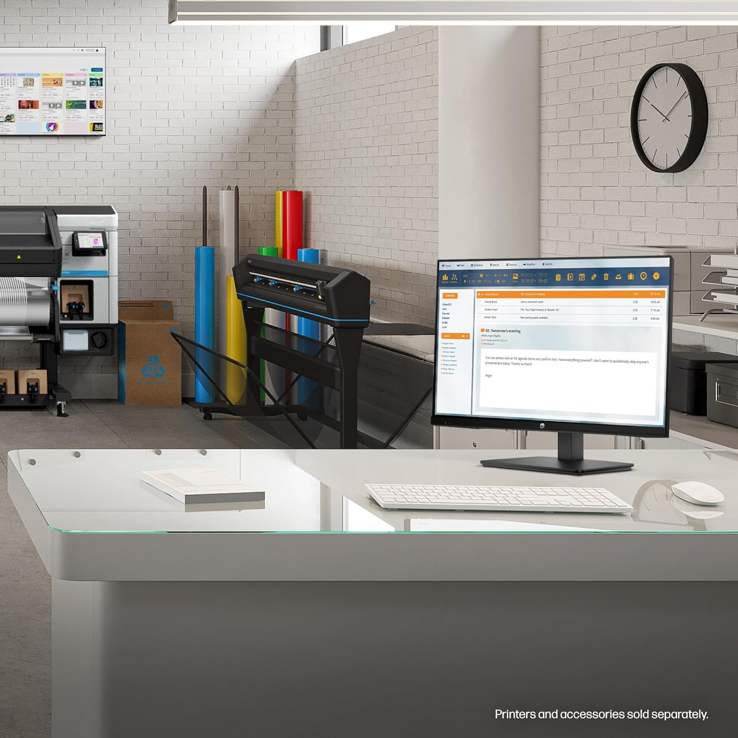 HP 27-inch FHD IPS Monitor | 100Hz, Built-in Dual Speakers, Eyesafe Certification, Tilt-Adjustable Stand, HDMI & DisplayPort, Borderless Design, w/HDMI