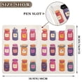 thumbnail image 3 of FORMRS A4 Clipboard Folder with Pen Holder Horizontal Foldable School Office Binder, Jam Jars, 3 of 9