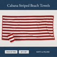 thumbnail image 2 of Toallas de Playa LANE LINEN Grandes 100% Algodón Paquete de 2 Rojas, 2 of 8