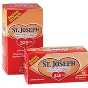 St. Joseph Aspirin 325 mg Enteric Coated Tablets Regular Strength 365 Tablets