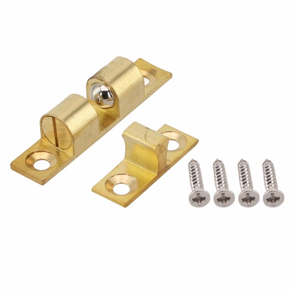Solid Brass Double Ball Tension Catch Reliable Roller Latch for Cabinets