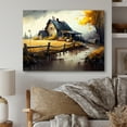 thumbnail image 2 of Designart Welcome To The Cottage House III Canvas Wall Art, 2 of 5