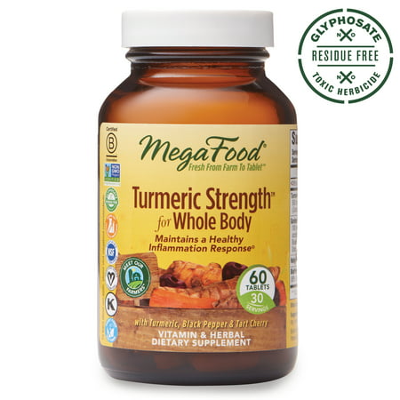 Turmeric Strength for Whole Body - 60 Tablets by (Best Whole Food Supplements)
