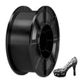 thumbnail image 1 of PLA Filament 3D Printer Filament 1.75mm 1kg(2.2LBS) Spool PLA 3D Printing Material Consumables Dimensional Accuracy +/- 0.02mm for Most FDM 3D Printer, Black, 1 of 8
