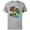 Athletic Heather, variant on Marvel Super Hero Amazing Incredible Mighty Dad - Short Sleeve Cotton T-Shirt for Adults - Customized-Athletic Heather