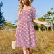 thumbnail image 4 of Vestido playero de manga corta Trixie Mattel para mujer, 4 of 7