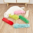 thumbnail image 4 of Funny Cat Toy Plush Strip Pillows Catnip Toys Interactive Playing Soft Fluffy Cat Stick Durable Pet Supplies (Beige), 4 of 7