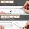thumbnail image 4 of 2Pcs Multipurpose Plastic Folding Ruler Drawing Ruler Geometry Measuring Tool For Engineering Drafting Technical Drawing, 4 of 8