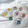 thumbnail image 3 of Creative 925 Sterling Silver Cubic Zirconia Gemstone Party Women Rings Fine Jewelry Birthday Gifts Rings Size 6-9 - Rings, 3 of 7