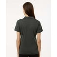 thumbnail image 3 of AllPro 4HM00L Women's Performance Mélange Polo-Black Melange-S, 3 of 6