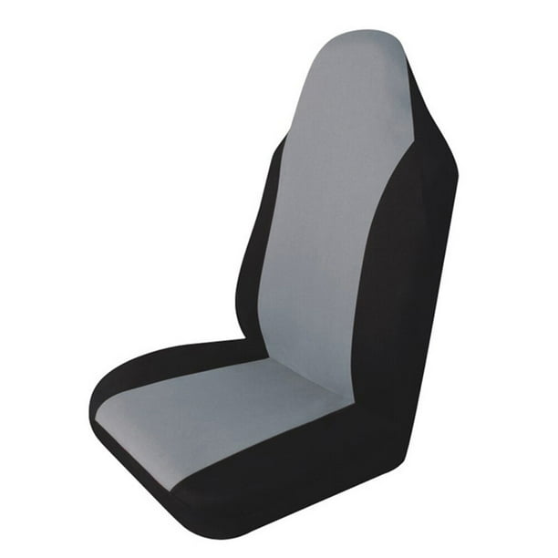 EeaseMX Fundas de asiento de coche universales Protector de fundas de asiento delantero antideslizante (gris)