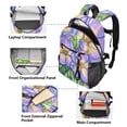 thumbnail image 5 of JIALIOU 14" Laptop Backpack Waterproof Airline Approved Stylish Casual Daypack for Travel Business College Work, Pencil Drawing Flower, 5 of 8