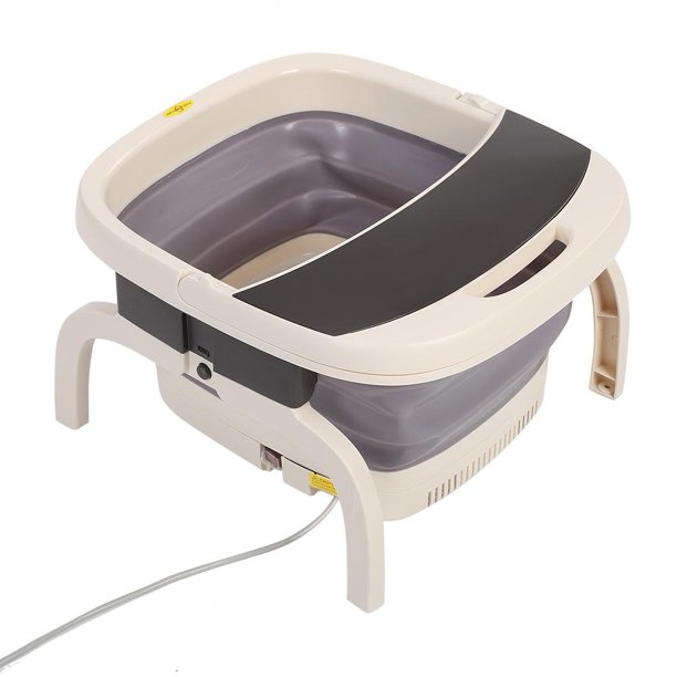 Mgaxyff Foot Spa,Foldable Foot Spa Bath Massager Heating with Bubble