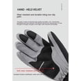 thumbnail image 5 of Yidarton Ski Gloves Winter Warm Men And Women Outdoor Plus Velvet Padded Sports Waterproof Gloves Touch Screen Riding Anti-skid Curved Fingers thick XL, 5 of 8