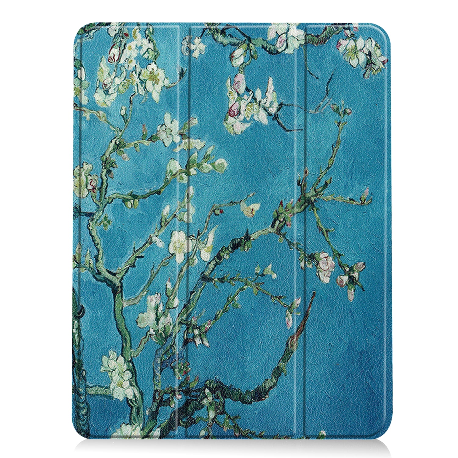 Allytechgroup iPad Air 11" M4 M3 M2 Case 2026 2025 2024, Slim Flip Smart Cover Auto Sleep Wake with Pencil Holder Multi Angle Veiwing Stand Shockproof Case for Apple iPad Air 11 inch, Blossom