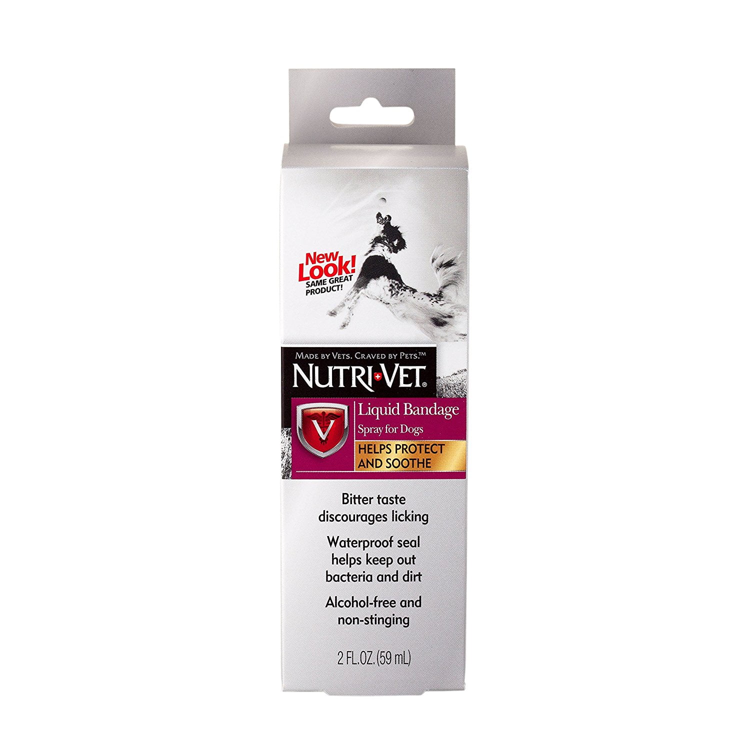 NutriVet Liquid Bandage Spray for Dogs, 2Ounce