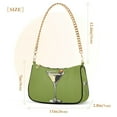 thumbnail image 3 of FORMRS Womens Shoulder Bag with Chain Strap Clutch Purse Cute Tote Handbag, Light Black Martini, 3 of 7