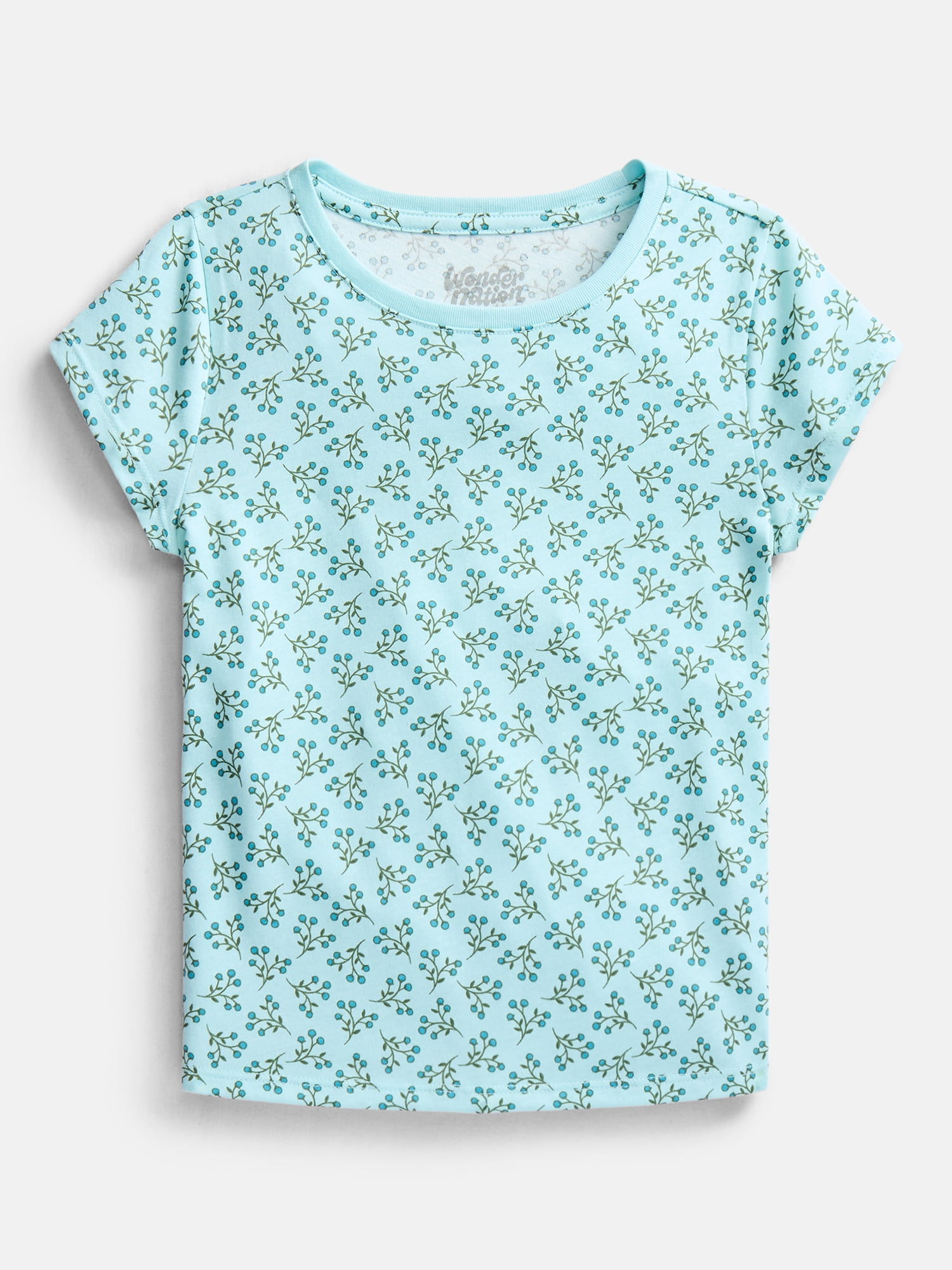 Wonder Nation Girls Short Sleeve Kid Tough T-Shirt, 3-Pack, Sizes 4-18 & Plus