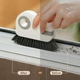 thumbnail image 4 of Window Track Cleaning Brush with Hidden Scraper for Sliding Door and Window Tracks, Shutters, Kitchen Sink Cleaning, 4 of 5