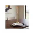 thumbnail image 3 of Decorative Taper Candle Holder for House Decor - Elegant Hammered Cadlestick Holder for Bookshelf or Table Centerpieces - Perfect Candle Stand for Holiday Decor or Special Occasions - 15", Gold, 3 of 11