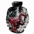 thumbnail image 2 of Venom spring and autumn men's 3D printing Venom hooded hoodie, 2 of 5