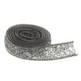 thumbnail image 5 of EHJRE Hotfix Crystal Rhinestone Applique Trim 20mm for Dress Costume DIY Supplies Gray, 5 of 9